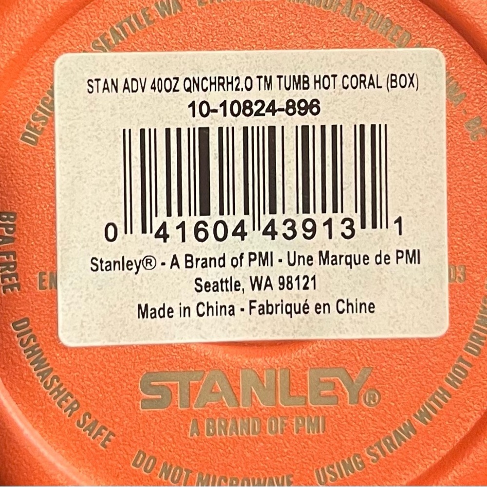 Stanley Coral Quencher H2.0 40oz Tumbler Bundle Carry-All Boot Straw Cover NEW - Picture 4 of 8